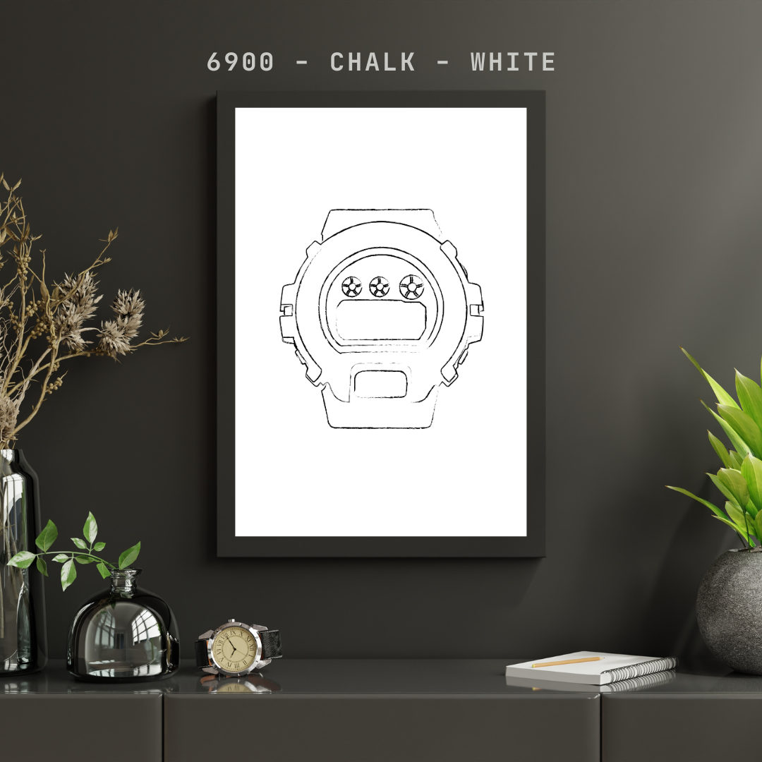 6900 - Chalk - White - Digital Print