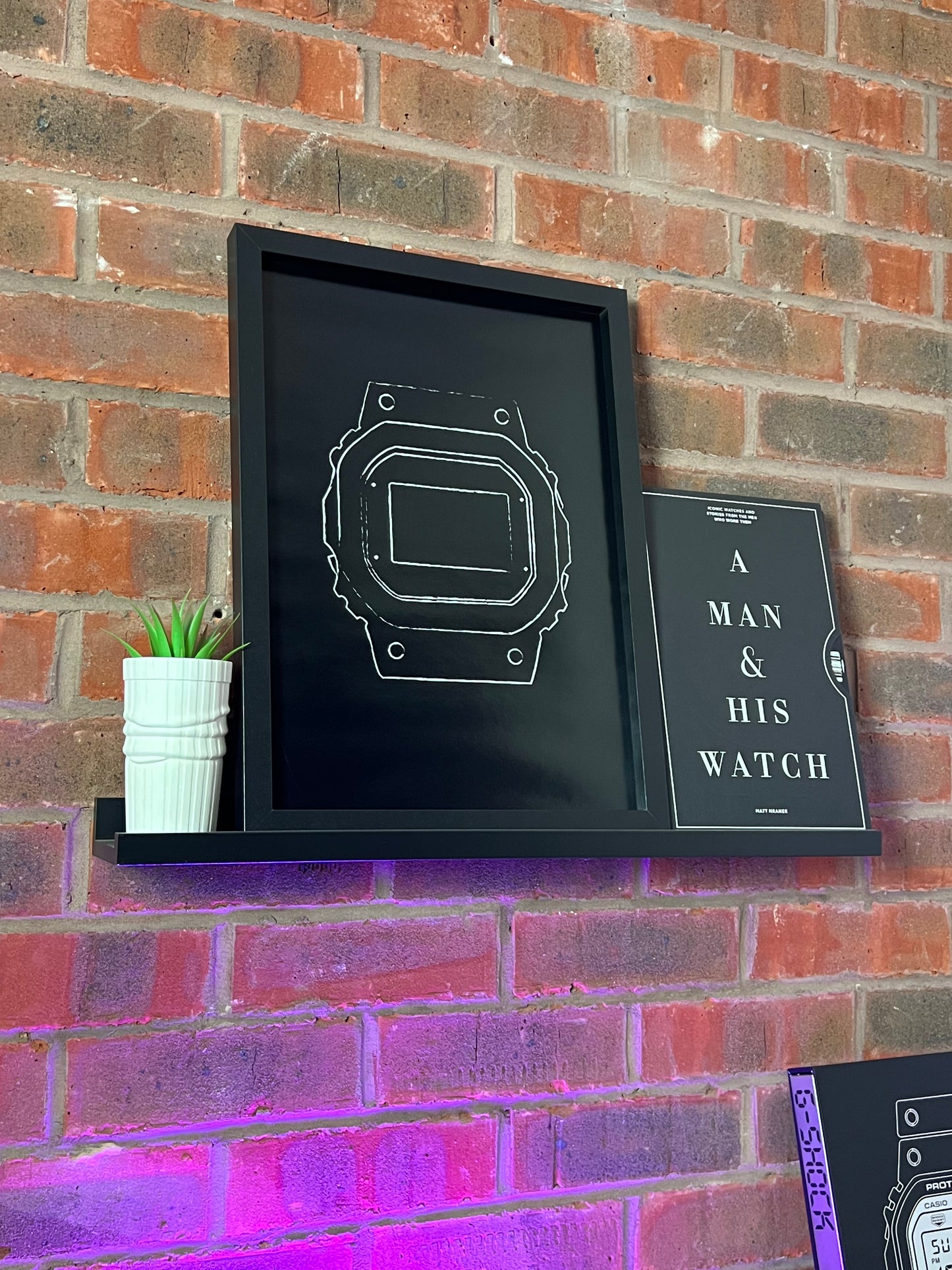 Square - Chalk - Black - Digital Print