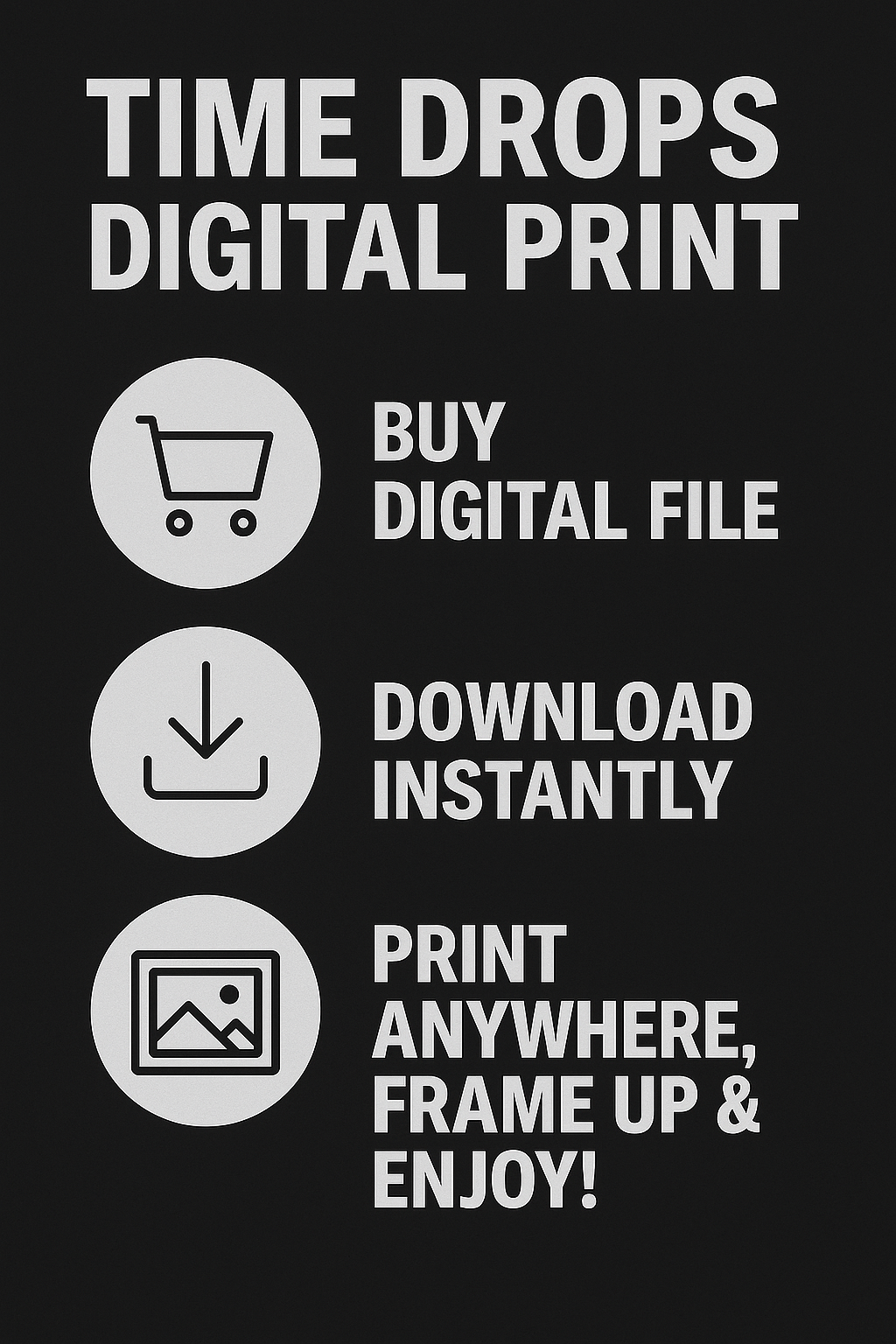 Square - Chalk - White - Digital Print